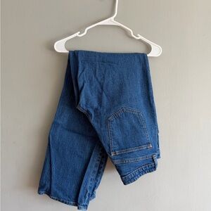 Abercrombie & Fitch Dark Blue Wide Leg Jeans